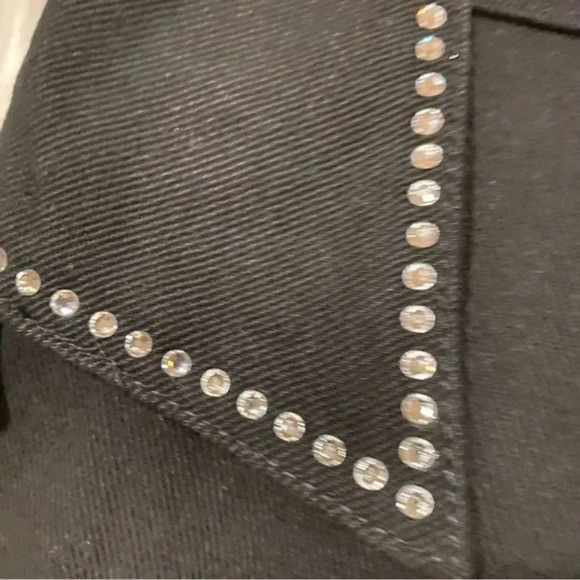 Christian Alexandr Crystal Trim Denim Jacket New - Picture 2 of 8